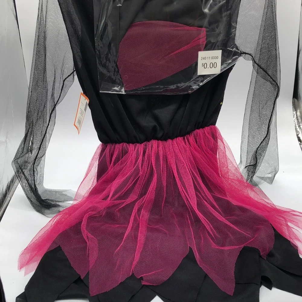 ** FREE W/PURCHASE ‎ Girls STARRY WITCH Dress-Up Costume Large 10+ age - Picture 5 of 8